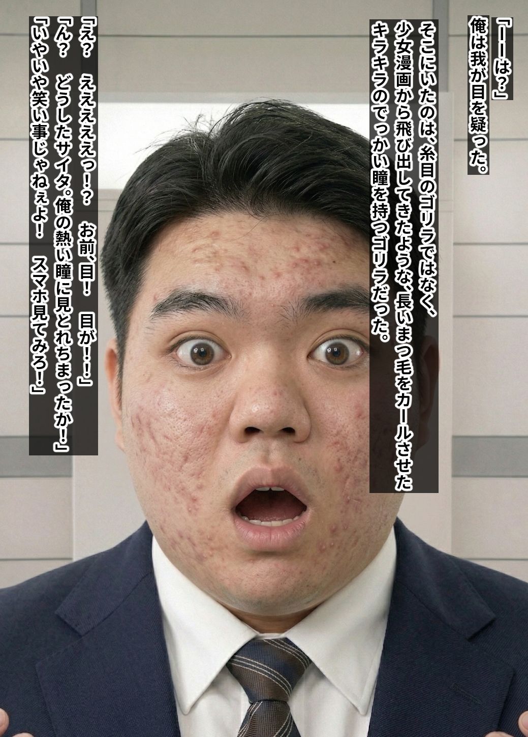 遊び半分で友人の就活画像を加工したら女体化して、俺まで巻き込まれた件 サンプル4