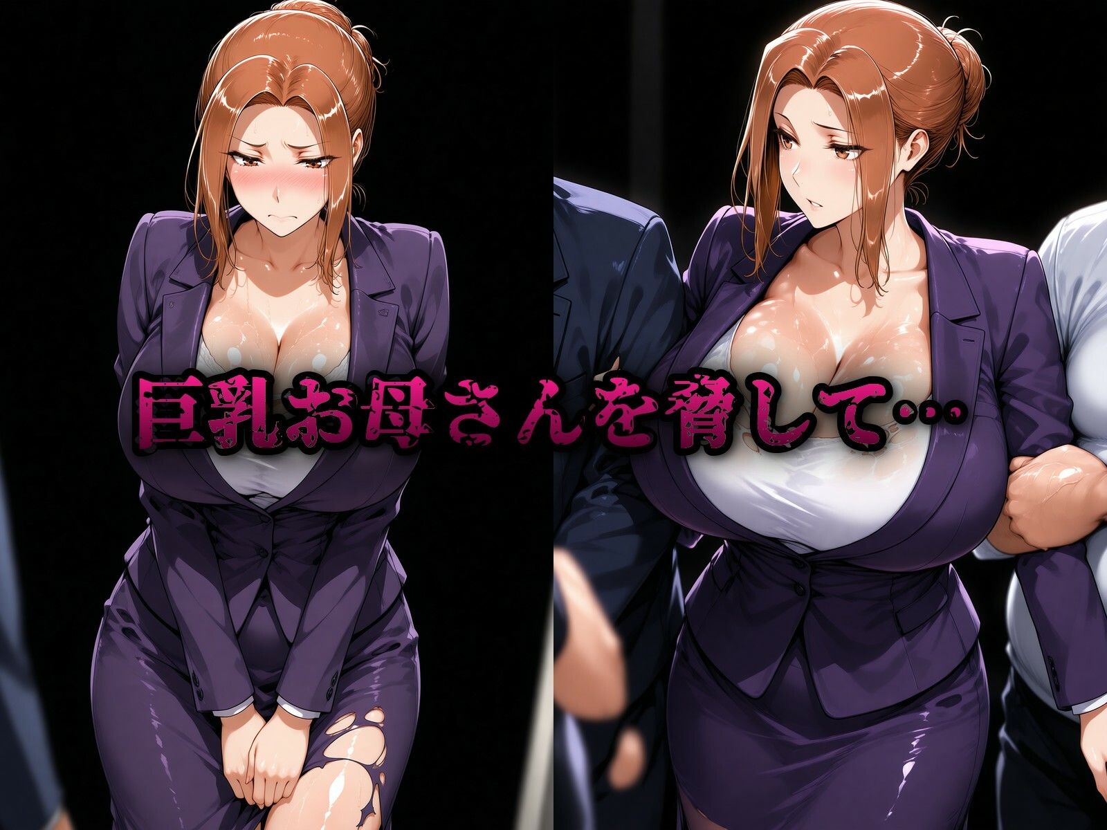 脅され凌〇調教される橘〇香 機械・触手・アナル責め・露出 画像1