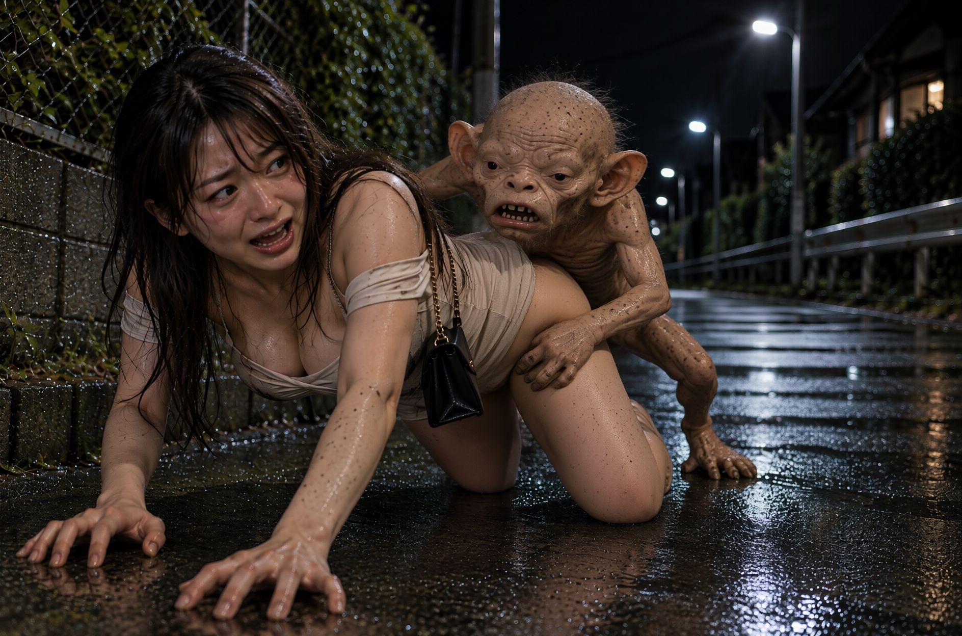 【生成AI動画】『なきざるの繫殖』エロティック・ホラーシリーズ2 サンプル画像8