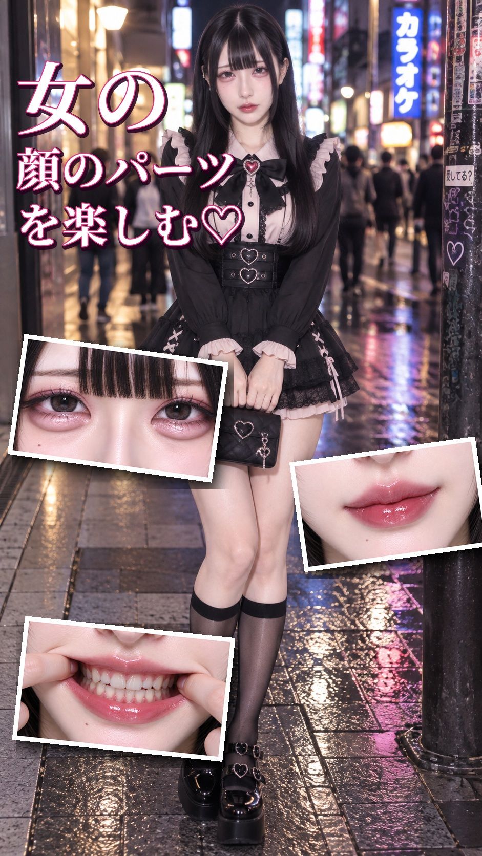 【顔が一番エロい。】顔面偏愛01 地雷系女子編 〜画面いっぱい、顔〜 画像4