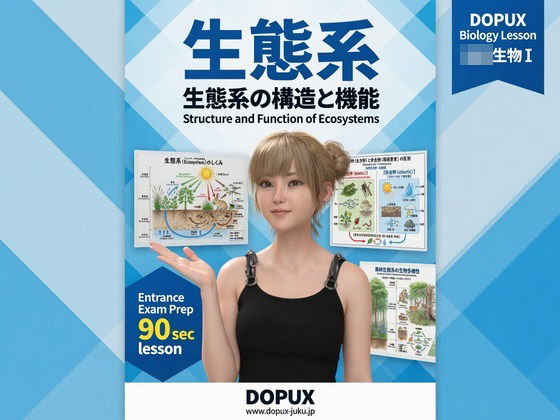 【▲20】パンチラガチャ★一ノ瀬廻里 大学に進学し強豪予備校『DOPUX（ドピュックス』で生物I，IIを教える名物講師に！（Vol.067:生態系）