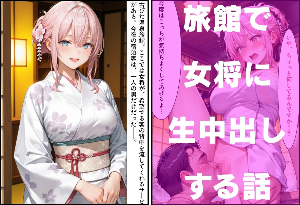巨乳なギャル若女将 恥じらいの混浴中出し旅館 〜貸し切り風呂で特別サービス〜 画像1