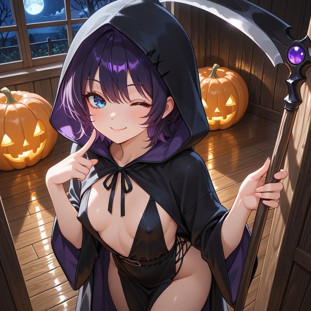 紫ショートちゃんの秘密のハロウィンナイト 〜今夜はどの仮装がお好き？〜 画像5