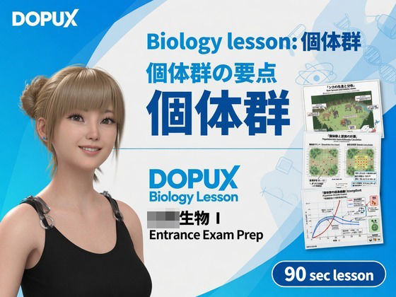 【▲20】パンチラガチャ★一ノ瀬廻里 大学に進学し強豪予備校『DOPUX（ドピュックス』で生物I，IIを教える名物講師に！（Vol.068:個体群）