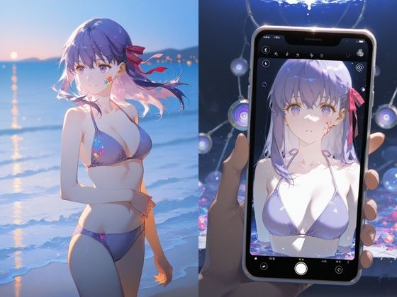 桜色の誘惑に堕ちる: さ〇らの禁断ビーチ 画像1
