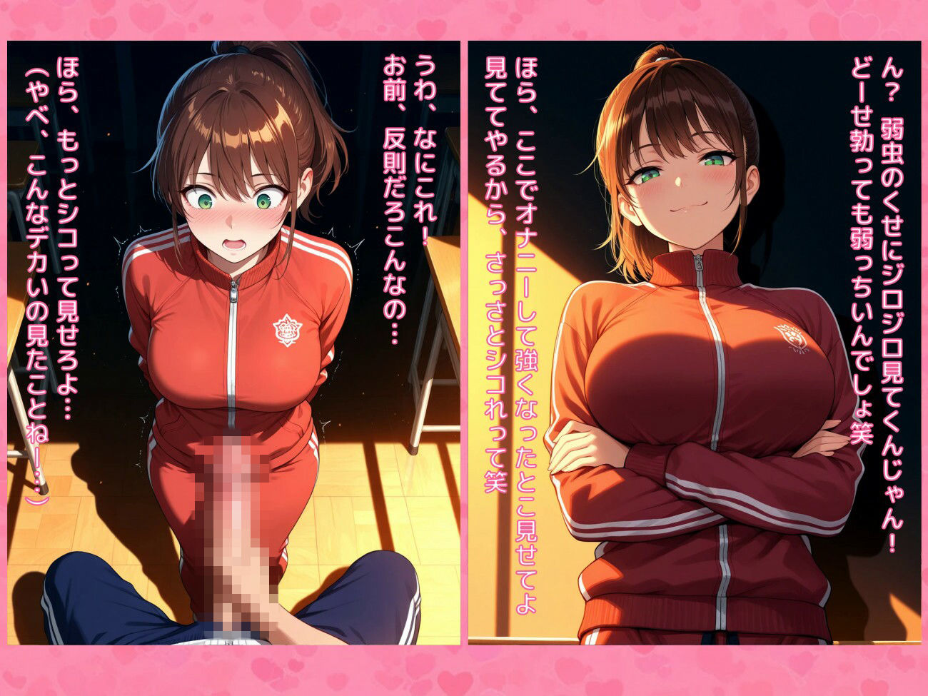 クラスの女子に巨根がバレて立場逆転わからせ中出しセックス 画像4