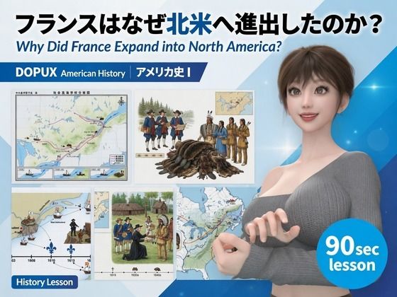 パンチラガチャ★西陣郁奈（にしじんかな）強豪予備校『DOPUX（ドピュックス）』で大学受験生向け講座（世界史）を教える名物講師！（Vol.021:フランスはなぜ北米へ進出したのか？）の表紙