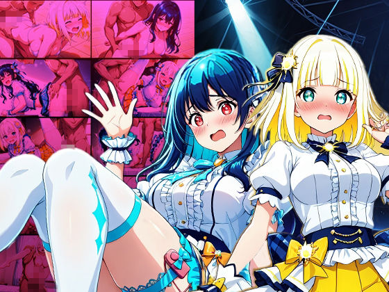 爆乳アイドルデュオ 裏レッスンで種付け交尾【4K】 サンプル画像 1