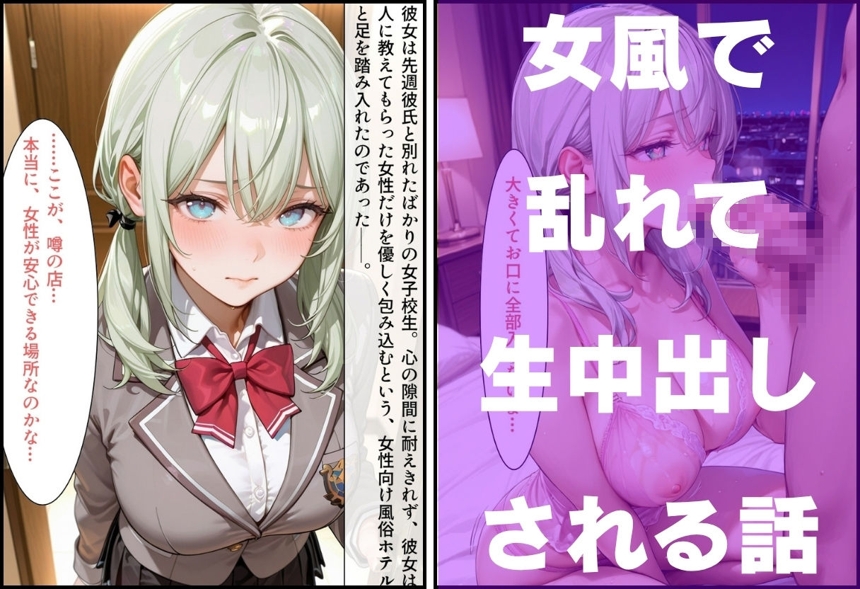 巨乳ギャル初めての女風で生中出しの極上サービス 〜恥じらいの初潮吹き〜 画像1