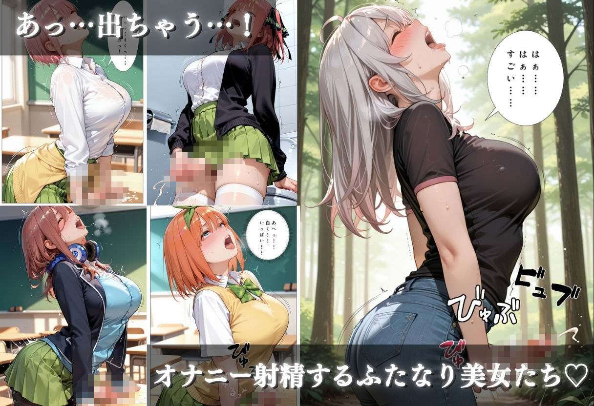 ふたなり美女のオナニー射精がバレて  アナルセックスでメス堕ちした話 画像6