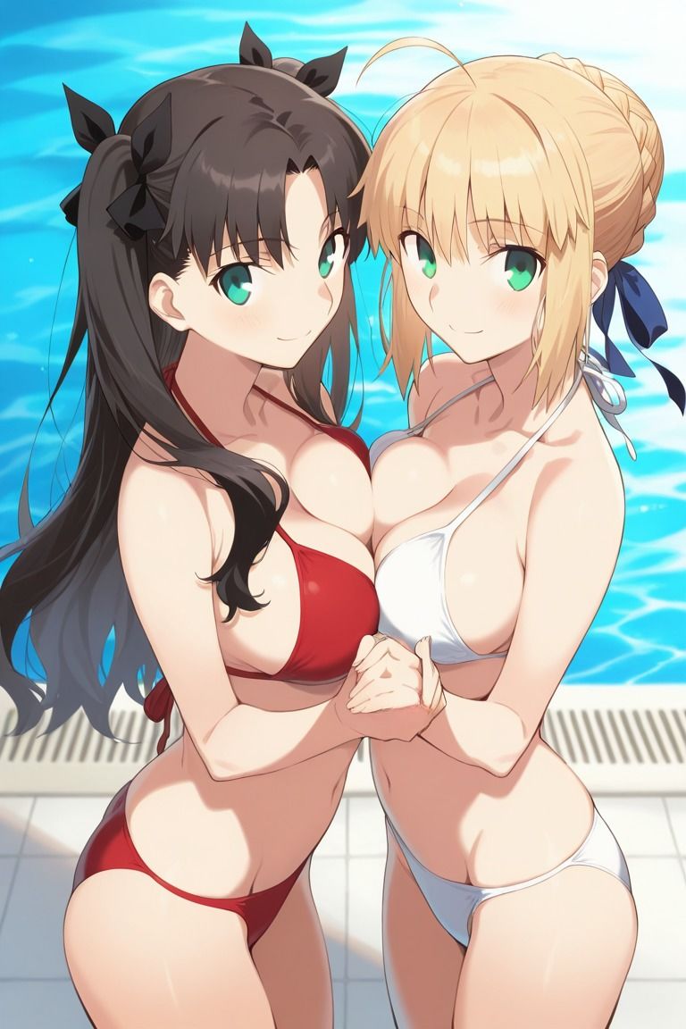 セイバー&凛イラスト集1 画像1