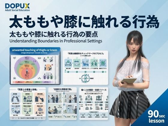 【△20】パンチラガチャ★二階堂 沙耶 大学に進学し強豪予備校『DOPUX（ドピュックス）』で社会人向け講座（性犯罪）を教える名物講師に！（Season 2 Vol.007:太ももや膝に触れる行為） の表紙