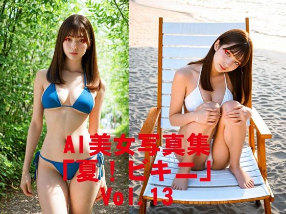 AI美女写真集「夏！ビキニ」No.13の表紙