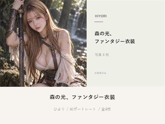 森の光、ファンタジー衣装｜写真4枚