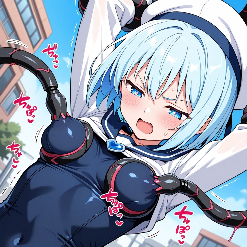 セーラースク水魔法少女拘束機械姦録 サンプル画像 1