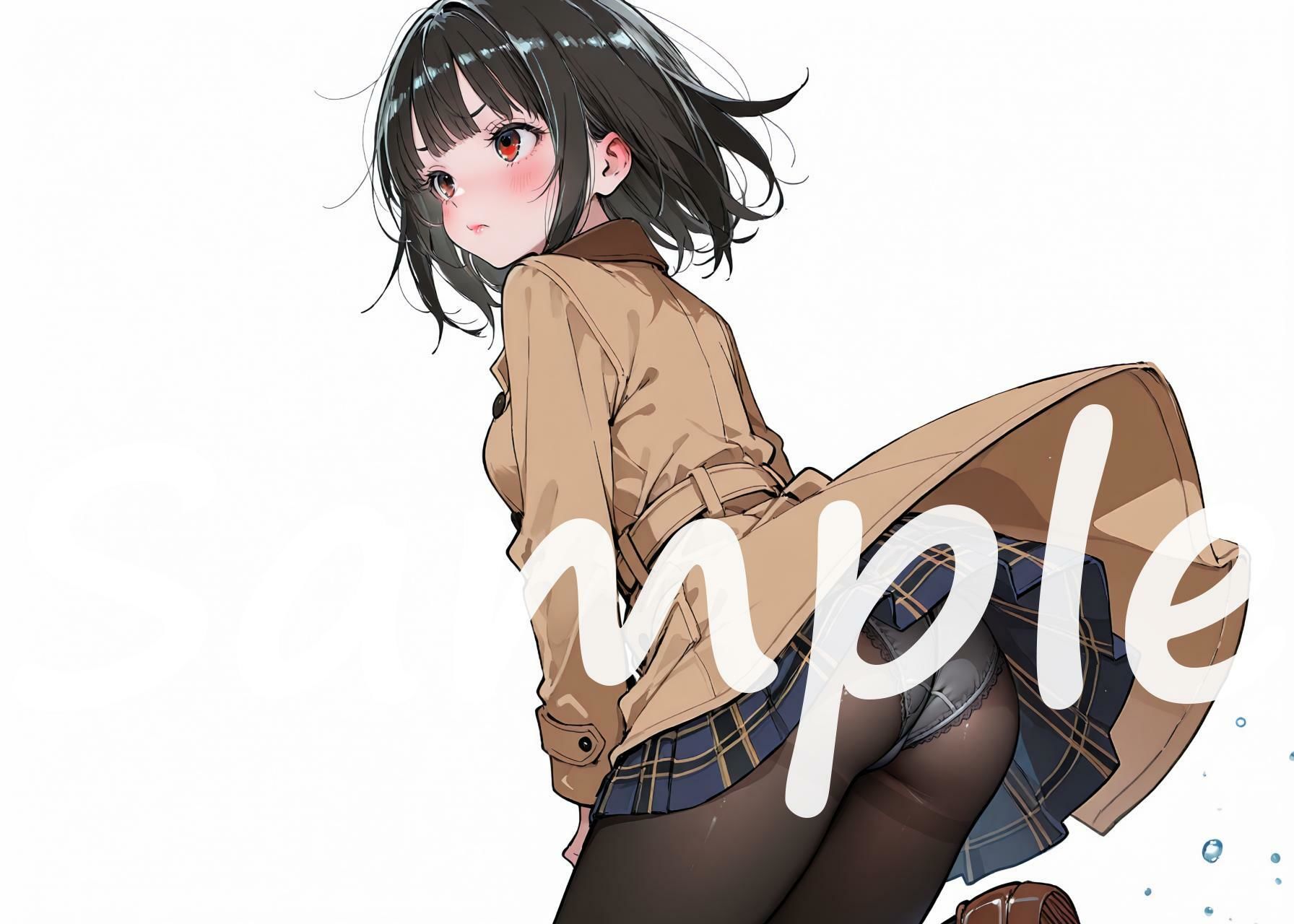 無防備なおんなのこたちのパンチラ/パンモロ イラスト集 画像8