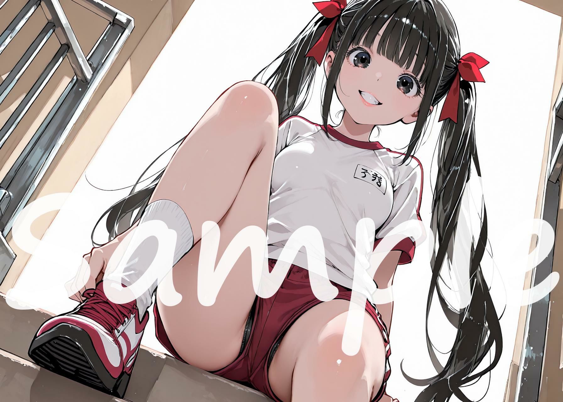 無防備なおんなのこたちのパンチラ/パンモロ イラスト集 画像9