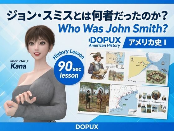 パンチラガチャ★西陣郁奈(にしじんかな)強豪予備校『DOPUX(ドピュックス)』で大学受験生向け講座(世界史)を教える名物講師!(Vol.027:ジョン・スミスとは何者だったのか?)