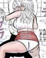 居酒屋の便所で女子大生が赤貝丸出し
