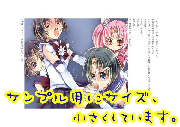男の娘セーラー戦士W M小説同盟 エロ漫画2