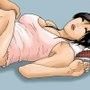 母が寝てる間に