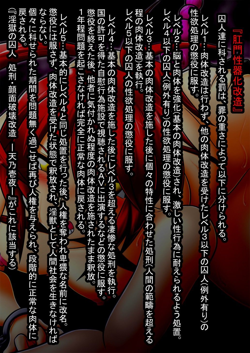 淫獄の囚人処刑・スライム肛門出産改造-名雲燐華- 灯油スタンド エロ漫画4