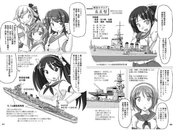 艦●教室＜〇三＞軽巡・改 studio麗 エロ漫画4