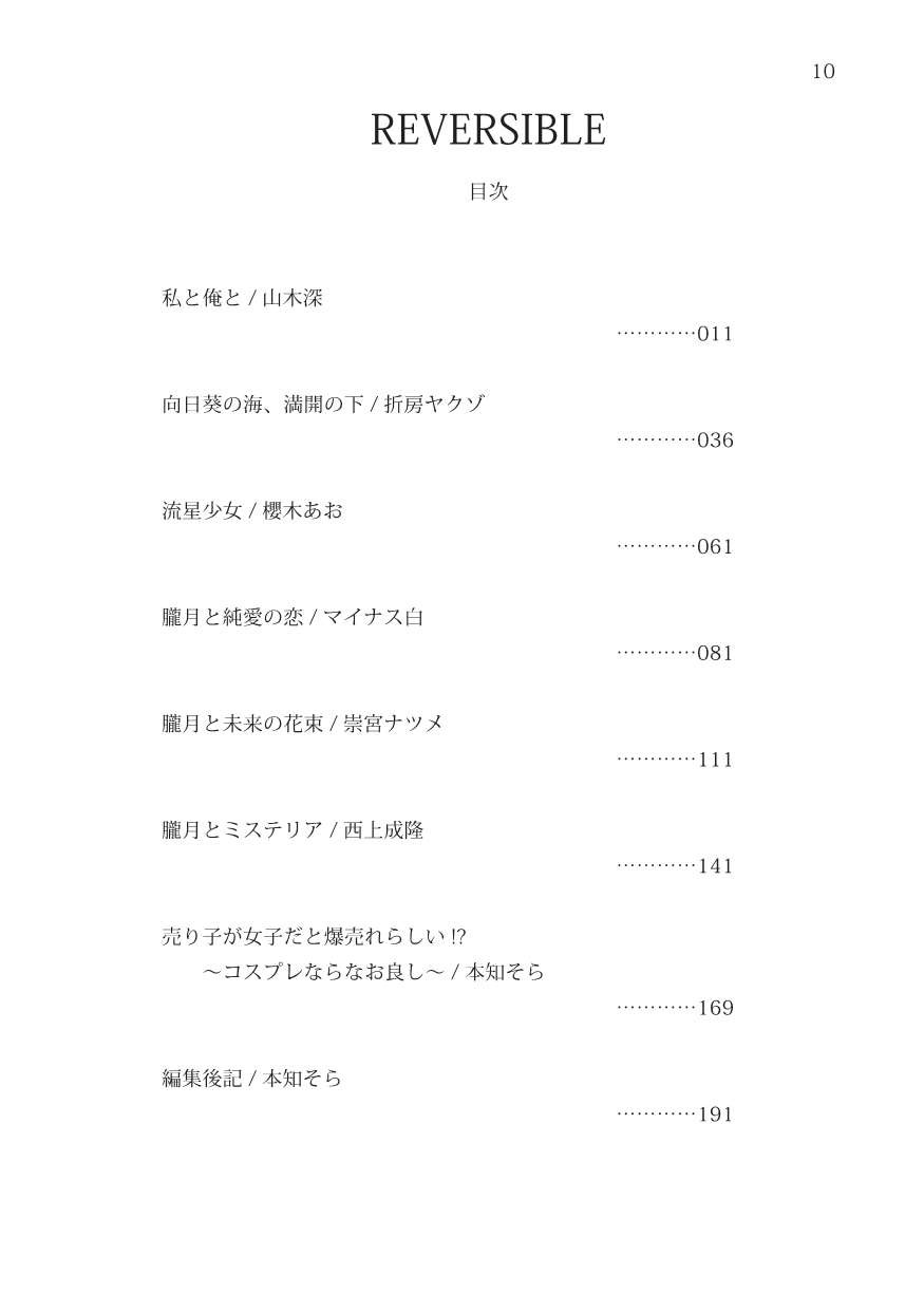 REVERSIBLE 画像1