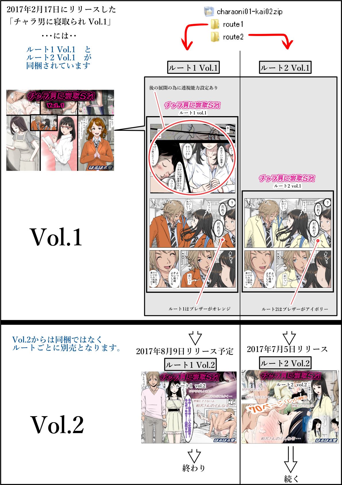 エロ漫画チャラ男に寝取られ ルート1 Vol.2先輩dmm18fanzaの画像