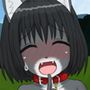 夏、晴れ、女子二人、動物の格好してお外で…