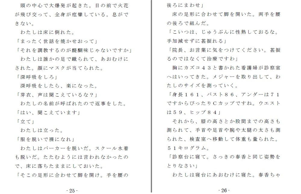 サンプル-強●入院マゾ馴致（前編）〜絶海の孤島で繰り広げられる集団調教劇 - サンプル画像