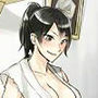 麻里先輩の足舐めGIF