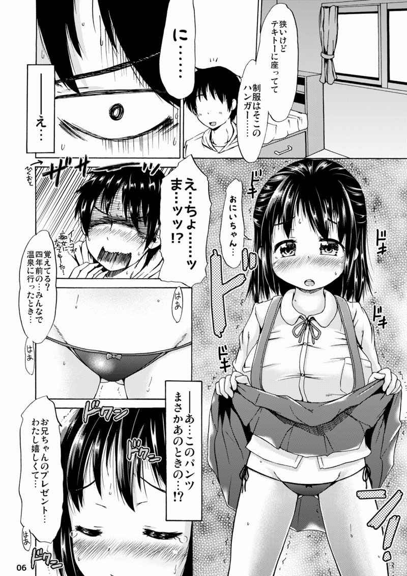 つりスカートとえっちなパンツでいとこのお兄ちゃんを誘惑してみたお話。 画像1