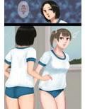 時間停止の中で体操服ブルマを脱がされておしりを責められるハーフ系色白巨乳美少女と黒髪美少女， 異能者狩り―新たなる時間停止―左条綾、加賀怜子編