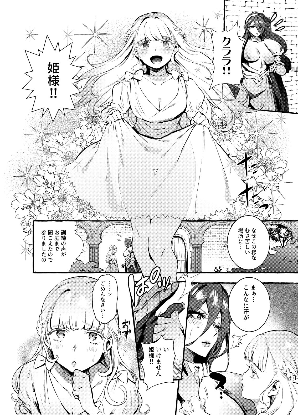 非凡のエロマンガおちんぽ女騎士と処女姫ファンタジーdmm18fanzaの画像