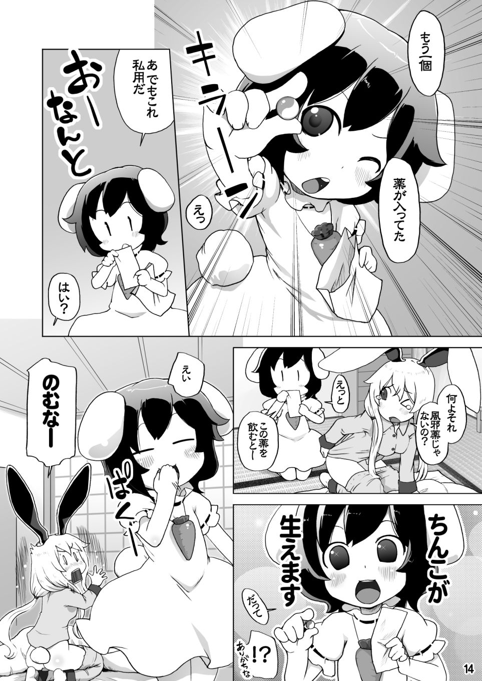 風邪ひき兎と看る兎。 画像5