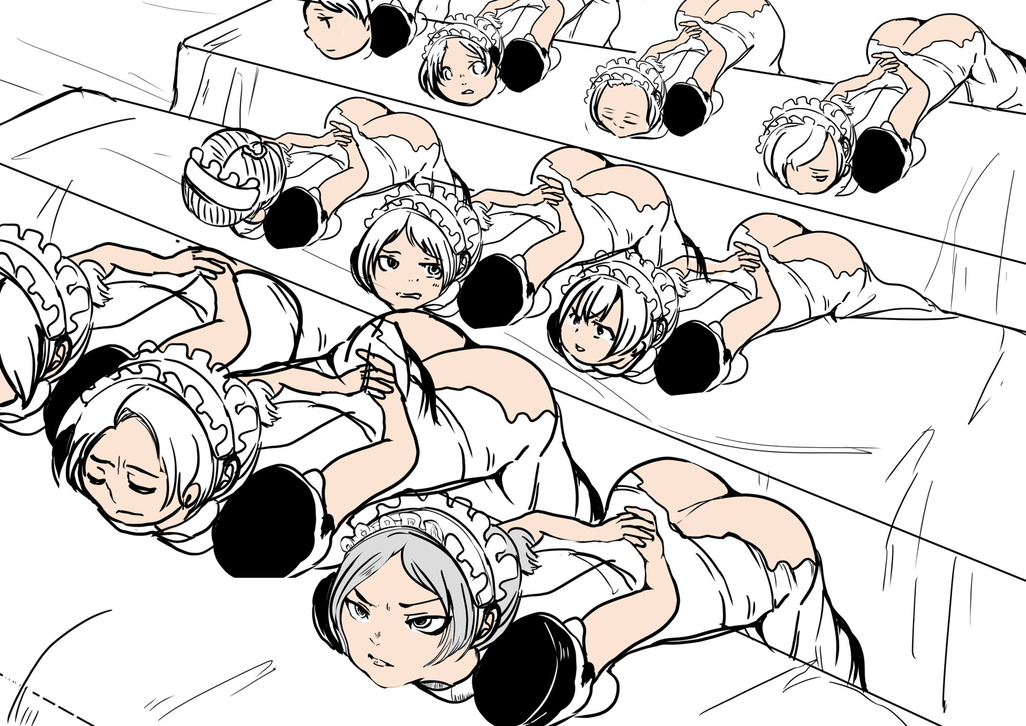 サンプル-負けメイドさんがひどい目に合う話 - サンプル画像