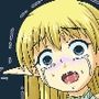 命乞いする、エルフ少女