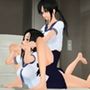 がり勉お嬢様vsヤンキー女番長 キャットファイト