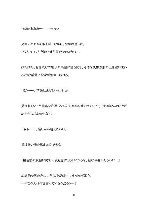 淫らな初調教―少年性奴●は閨に乱れ咲く― 百億いばら エロ漫画11