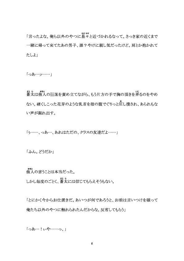 二輪挿し調教―双子の兄の性奴●― 百億いばら エロ漫画7
