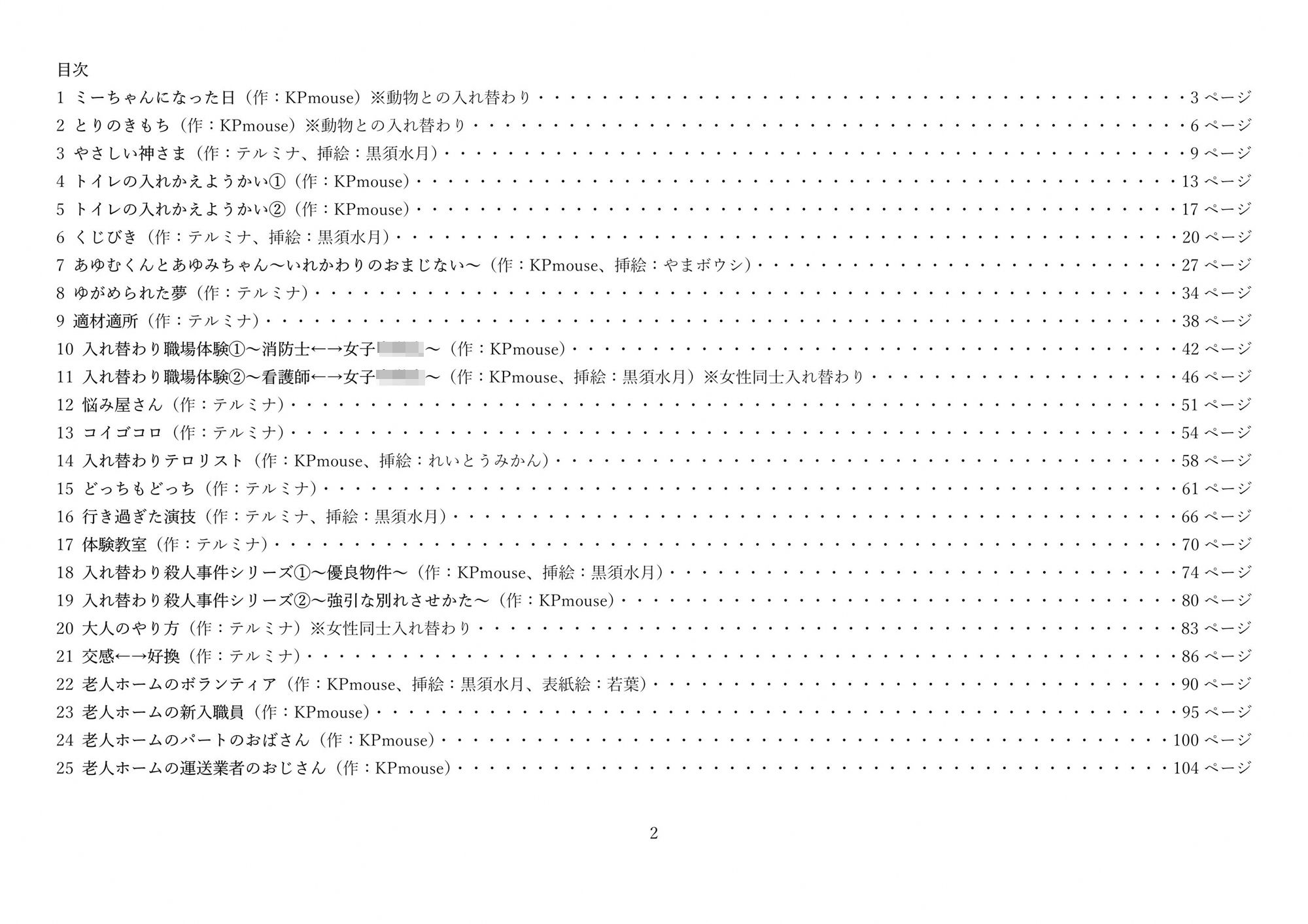 本当は怖い入れ替わり〜オール戻らないエンド〜 画像1