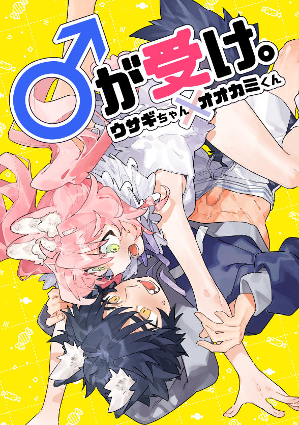 ♂が受け。ウサギちゃん×オオカミくん 画像10