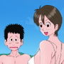 花森かな子のイカされてチ〇コ旅・夏（モノクロ＆フルカラー）パック
