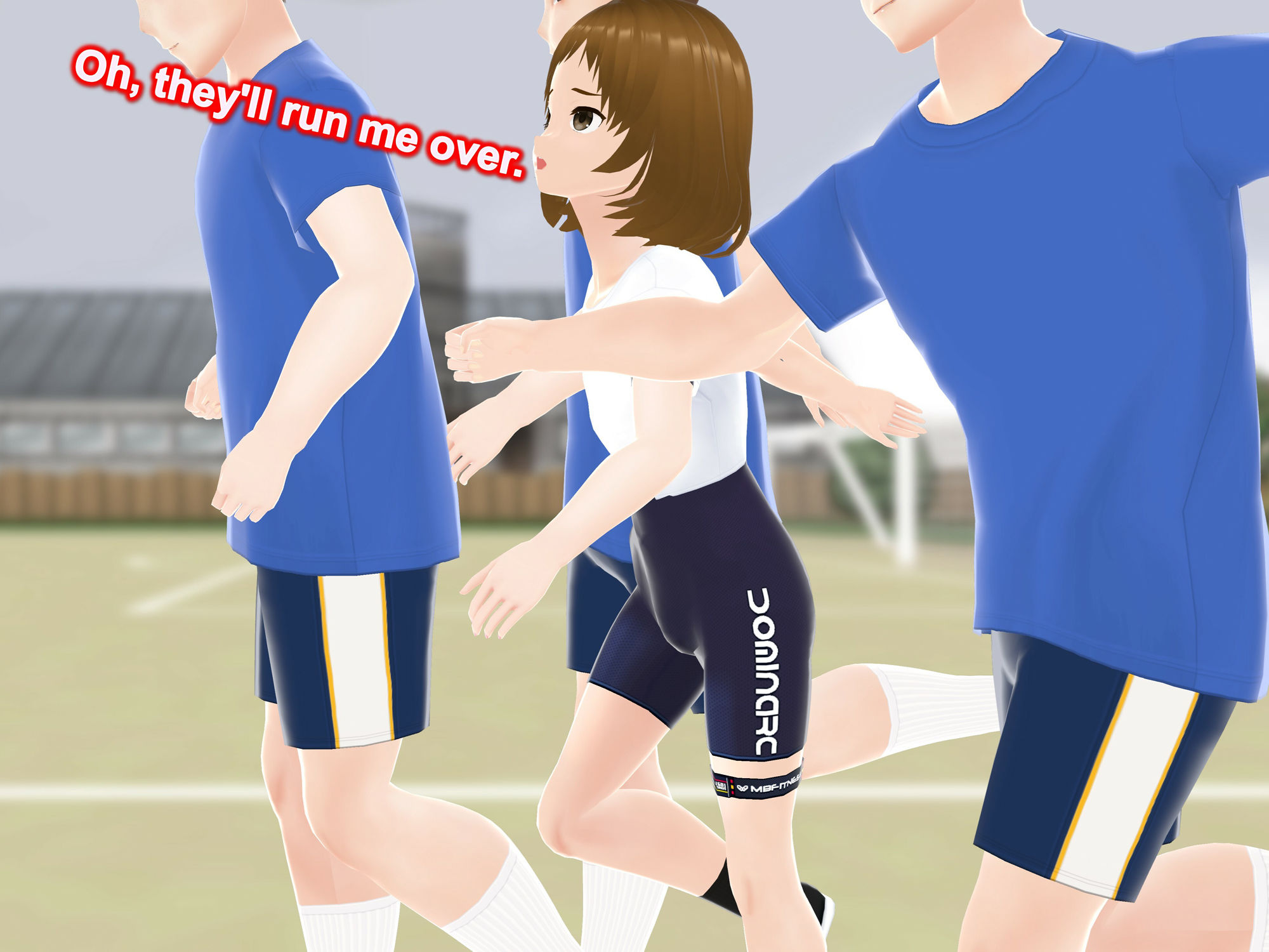 Outgrowing only girls， Overtake boys， Growth sound in the soccer 画像1