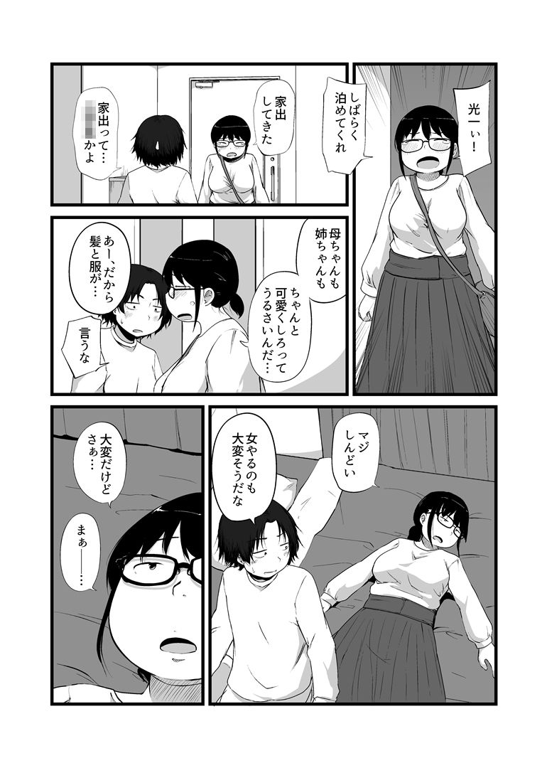 友達がTSして地味顔巨乳になった