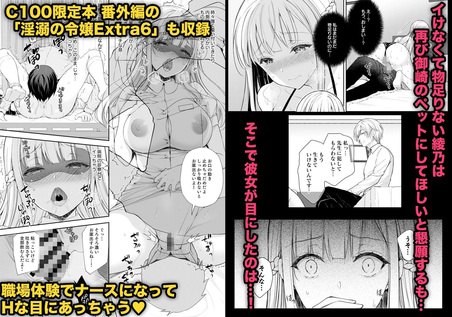 エロ漫画淫溺の令嬢7〜仕組まれた遊戯〜＋淫溺の令嬢Extra6セット成人向けdmm18fanzaの画像