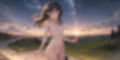 【AI生成】【有料公開限定】厳選90枚！夜の絶景×少女の裸体 画像集