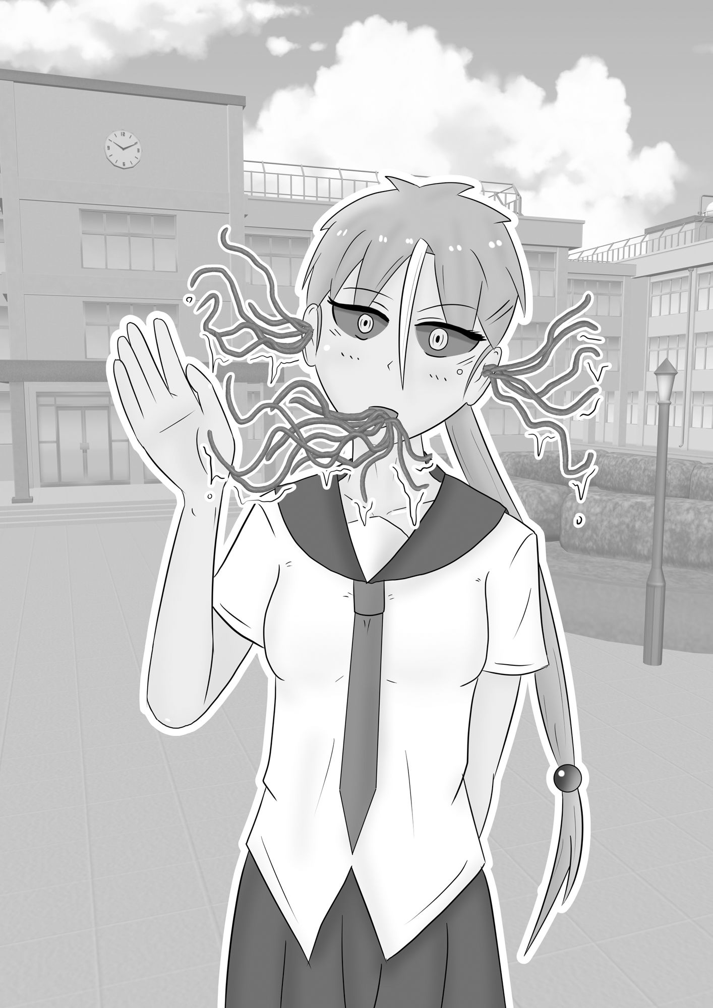 サンプル-寄生生物とノゾミちゃん 04 - サンプル画像