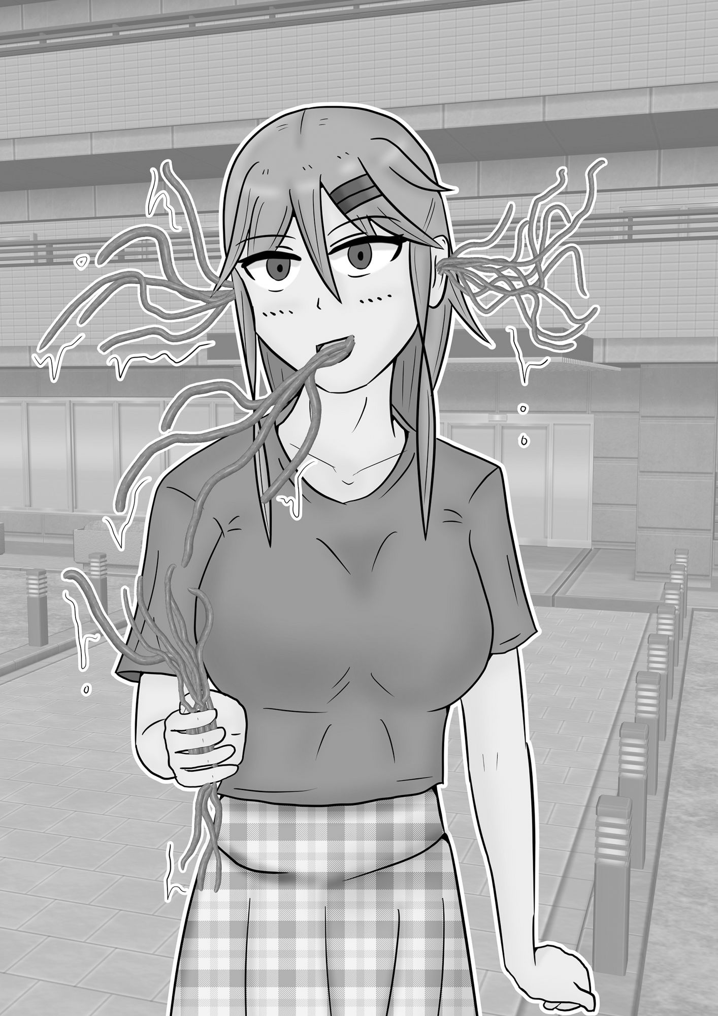 サンプル-寄生生物とノゾミちゃん 06 - サンプル画像